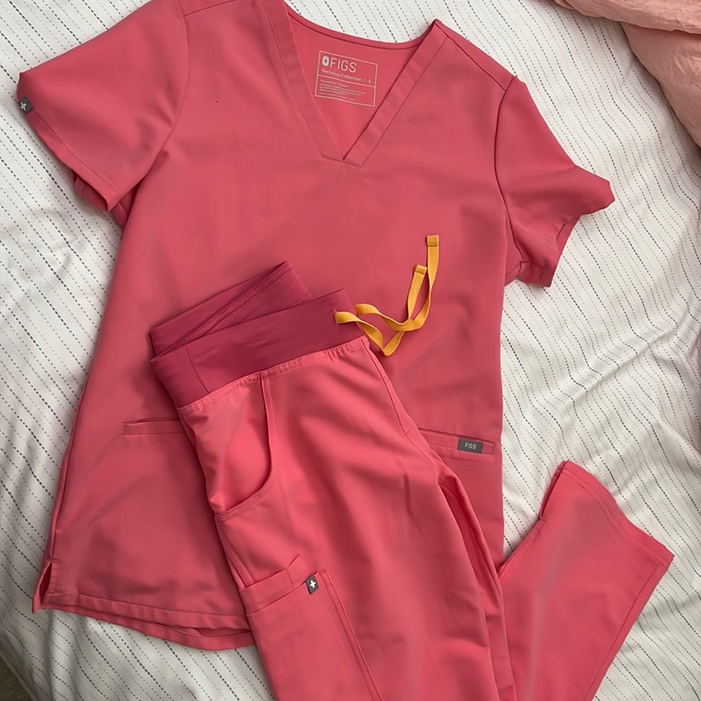 Pink set. Top S. Bottom SP